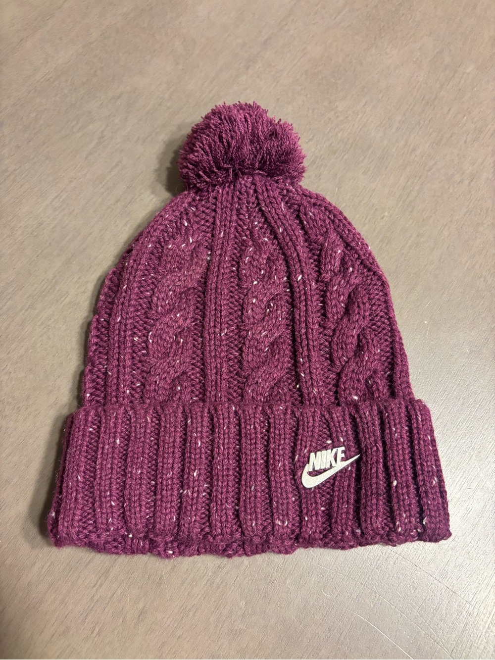 Nike Winter Hat with Removable Pom